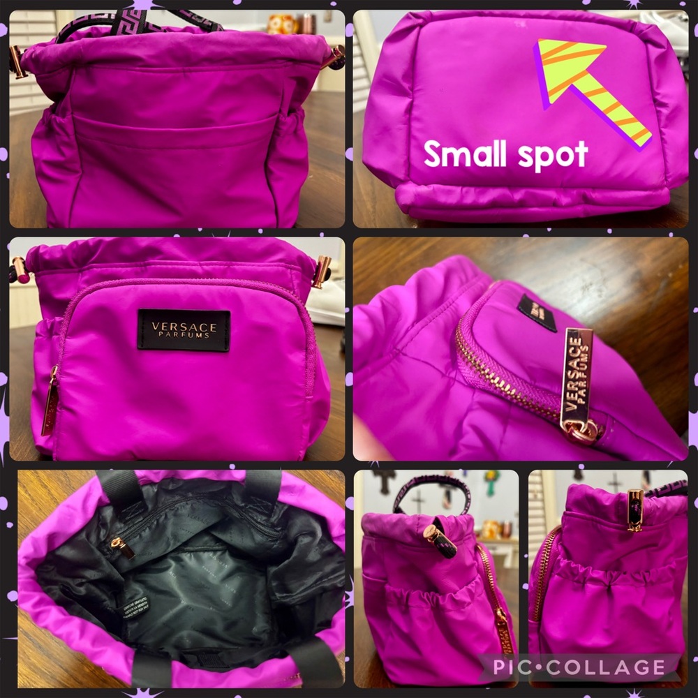 Versace Women's Fuchsia Parfum Bag